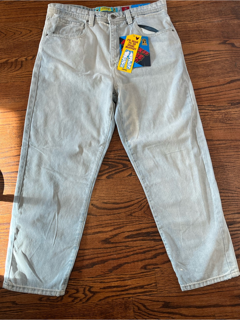 NWT Company 81 Men’s Relaxed Loose Light Denim 36 waist